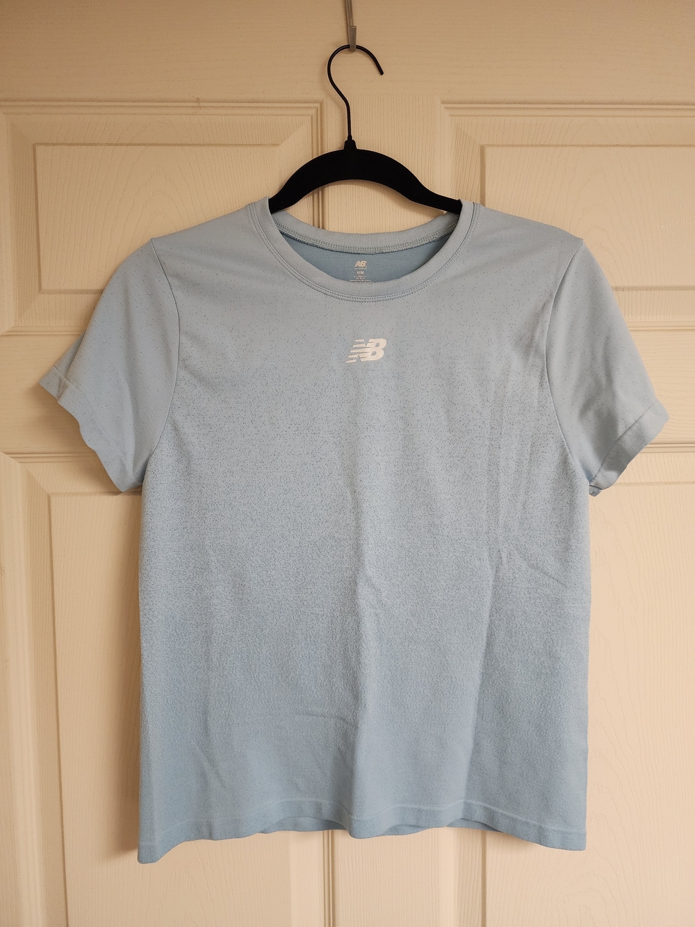 New Balance Light Blue Crewneck Athletic Tee